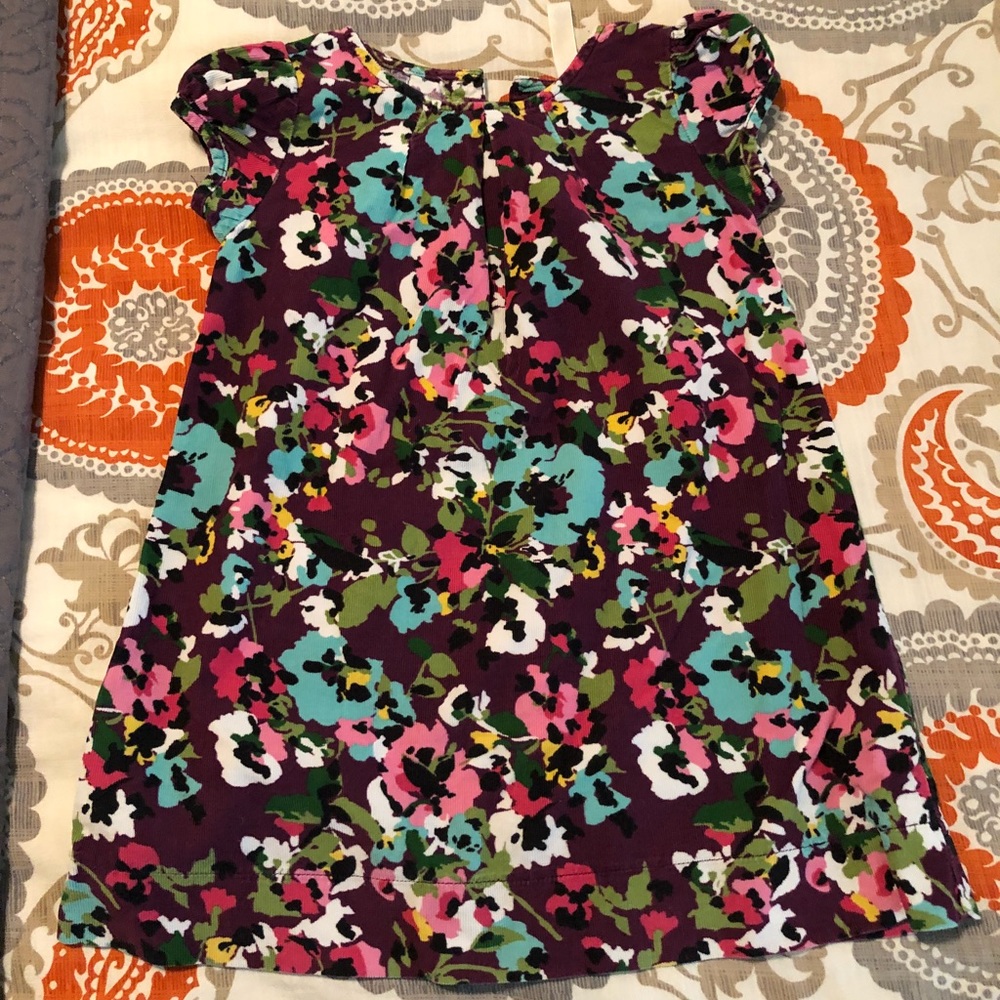 Toddler Cherokee corduroy floral dress 4t
